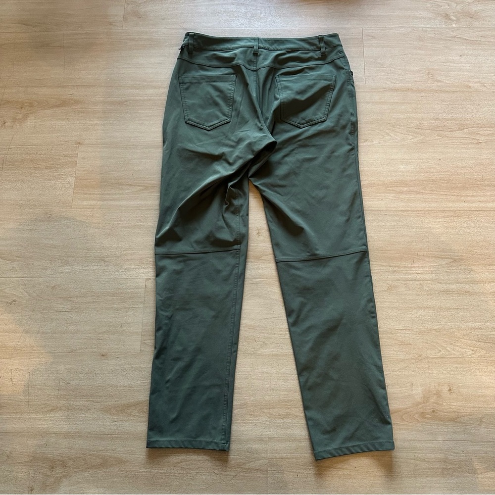 Lululemon ABC Classic Fit Five Pocket Warpstreme Chinos Dress Pants 33x32 - Picture 11 of 12